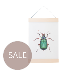 Leren posterhanger A4