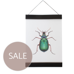 Leren posterhanger A3