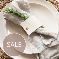 Leren servetringen 'Luxe'